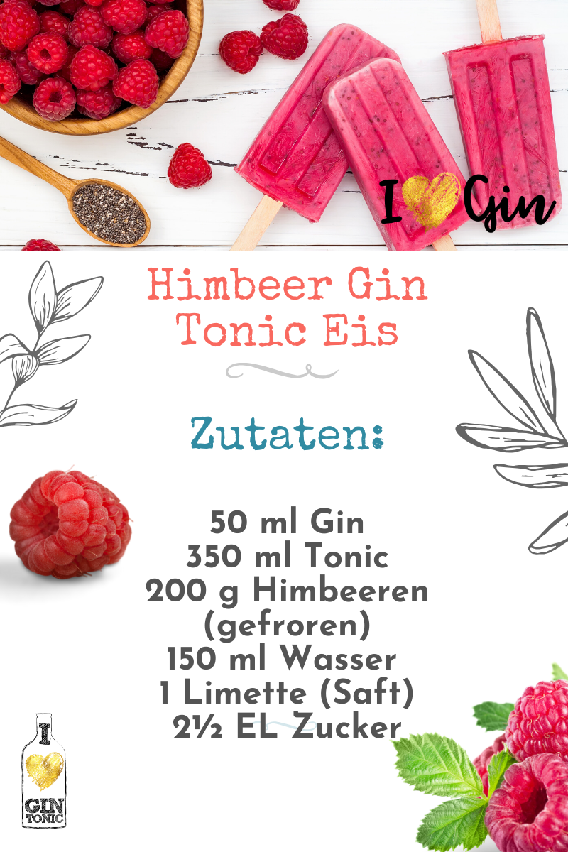 Himbeer-Gin-Tonic-Eis