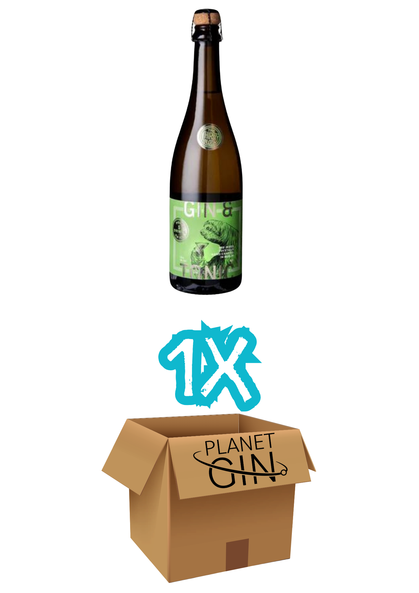 The Thirsty Sloth Gin&Tonic - 12% - Ready mixed drink! NEW