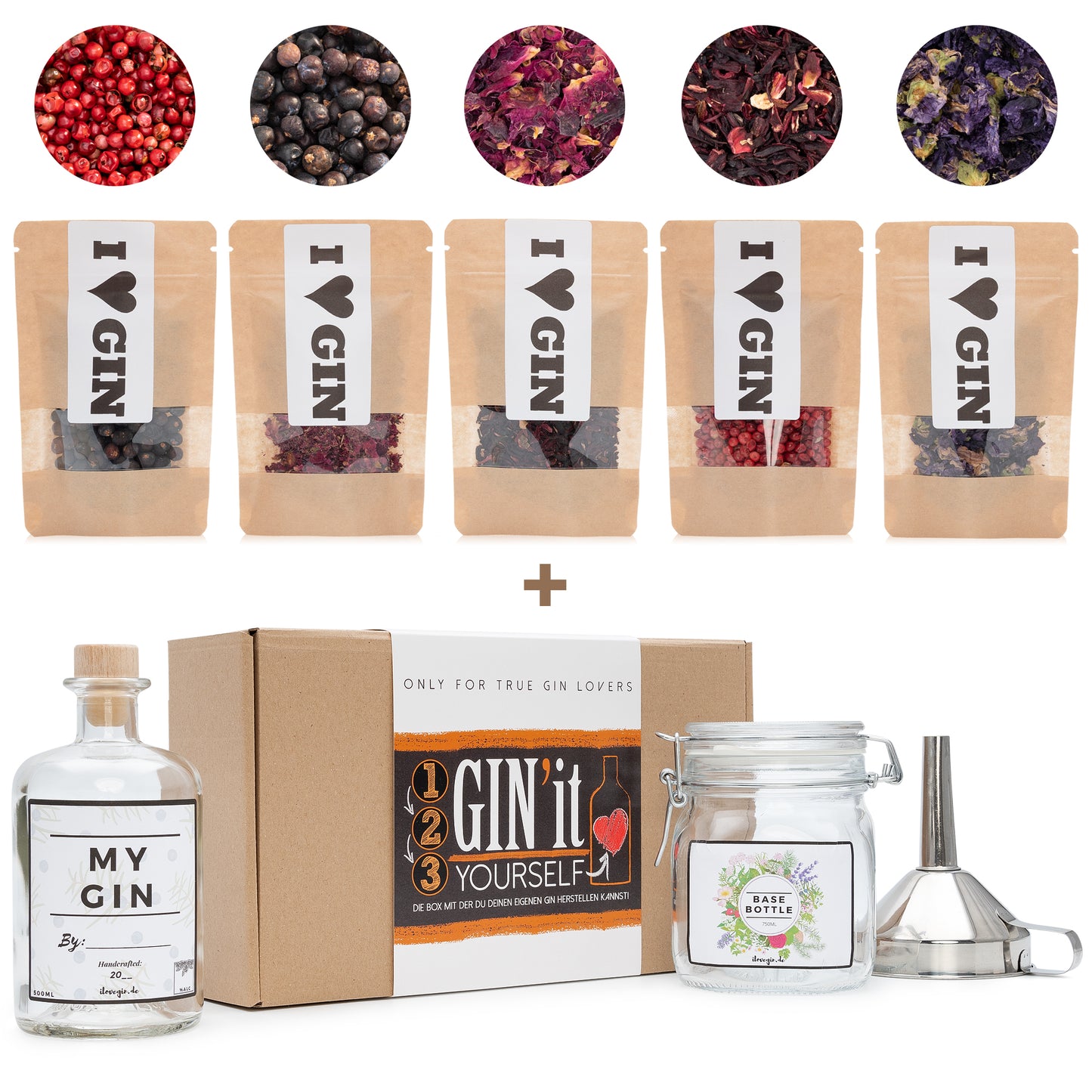 MEGA DEAL: "GIN it yourself" - Gin zum selber machen! 11-teiliges Set für echte Liebhaber