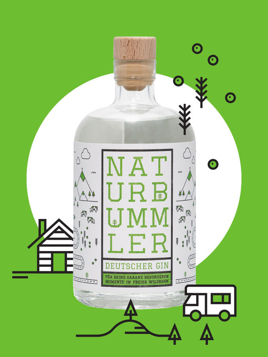 Manukat Natur Bio Gin Naturbummler 500ml, herb,kräftig, herrlich frisch und regional - 47%